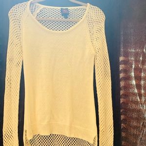 Bebe New without Tags! White Long sleeve Sweater